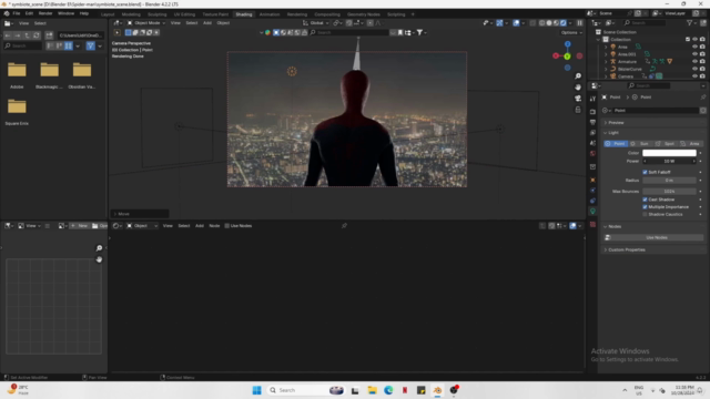 Blender VFX: Create a Venom Symbiote CGI Animation – Screenshot 3