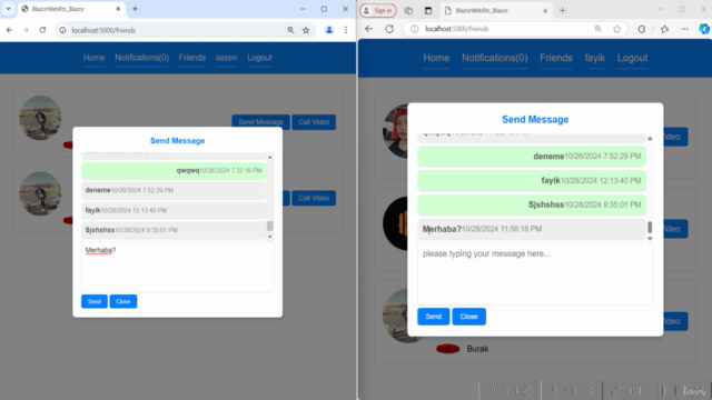 Blazor SignalR WebRtc – Screenshot 3