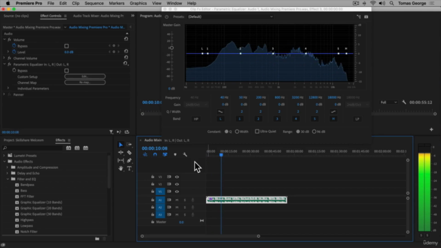 Premiere Pro - ポッドキャスト、チュートリアルなどのための音声ミキシング – Screenshot 1