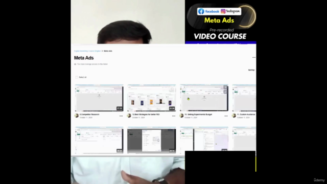 Meta Ads Course (Facebook Ads + Instagram Ads 2024-2025) – Screenshot 2