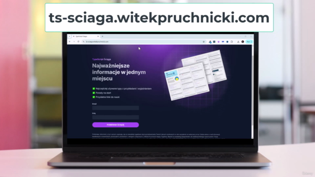 Kurs TypeScript dla początkujących – Screenshot 3