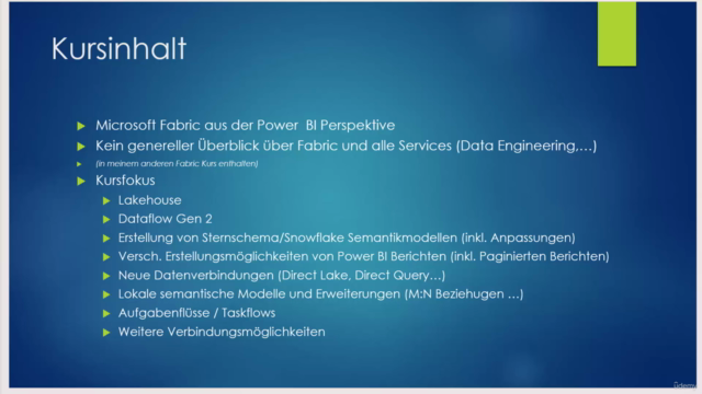 Microsoft Fabric für Power BI Entwickler – Screenshot 2