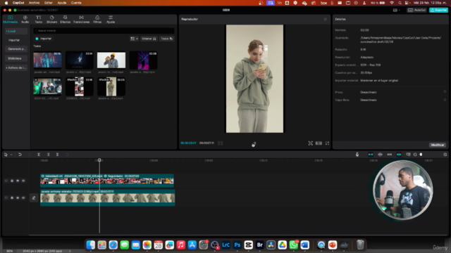 Edición de videos con CAPCUT y RESOLVE para principiantes – Screenshot 3