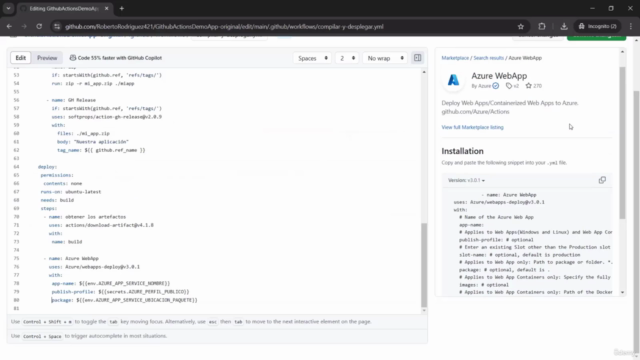Aprende Git, GitHub y GitHub Actions – Screenshot 3