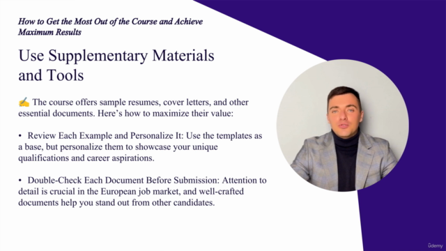 Discover your Dream Job in Europe 2025: All-in-One Course – Screenshot 3