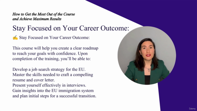 Discover your Dream Job in Europe 2025: All-in-One Course – Screenshot 4