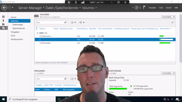 Windows Server 2025: File-Server Einrichtung und Verwaltung – Screenshot 4