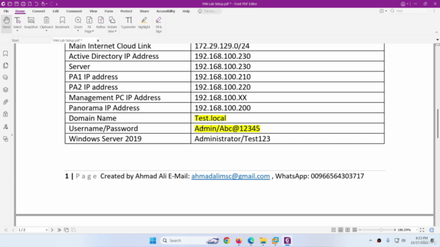 Palo Alto Panorama Version 11 Training – Screenshot 4