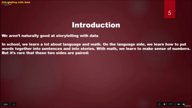 The Guide to be: a storyteller with data – Screenshot 2