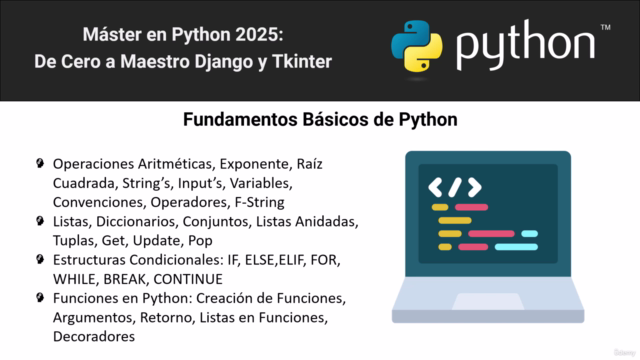 Máster en Python 2025: De Cero a Maestro Django y Tkinter – Screenshot 1