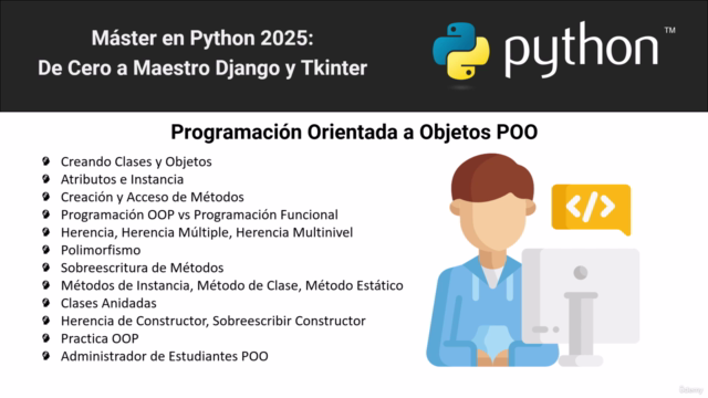 Máster en Python 2025: De Cero a Maestro Django y Tkinter – Screenshot 2