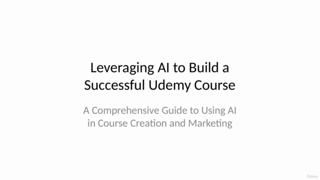Create a Successful Online Course Using AI – Screenshot 1