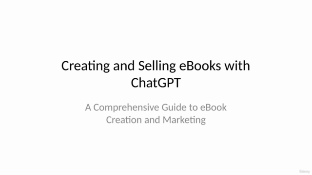 ChatGPT Guide: Create and Sell ebooks Using ChatGPT – Screenshot 1