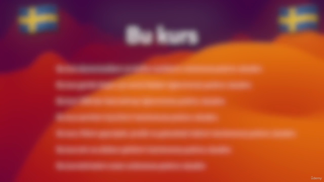 Yeni başlayanlar için İsveç dili (Türkçe) – Screenshot 1