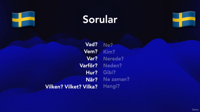 Yeni başlayanlar için İsveç dili (Türkçe) – Screenshot 4