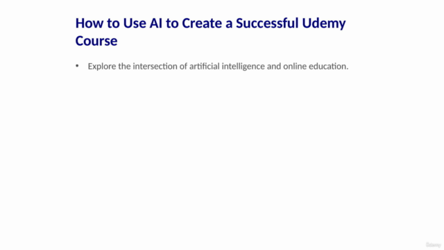 How to Use AI to Create a Successful Online Course – Screenshot 2