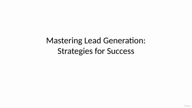 Mastering Lead Generation: Strategies for Success – Screenshot 1