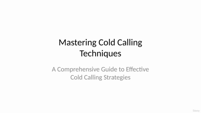 Cold Calling Guide: Mastering Cold Calling Techniques – Screenshot 1
