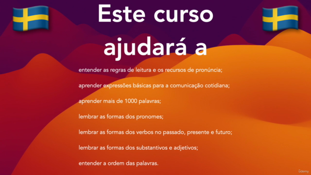 Língua sueca "do zero" (em portugués) – Screenshot 1