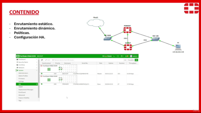FORTINET - Fundamentos y Configuración de Equipos Fortigate – Screenshot 3