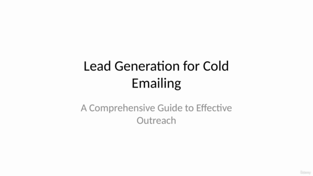 Cold Email Lead Generation Guide; Generate Leads Using Email – Screenshot 1