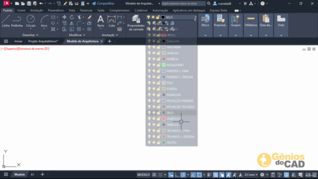 Aprenda como Desenhar um Projeto Arquitetônico no AutoCAD – Screenshot 1