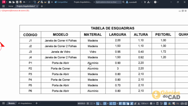 Aprenda como Desenhar um Projeto Arquitetônico no AutoCAD – Screenshot 4