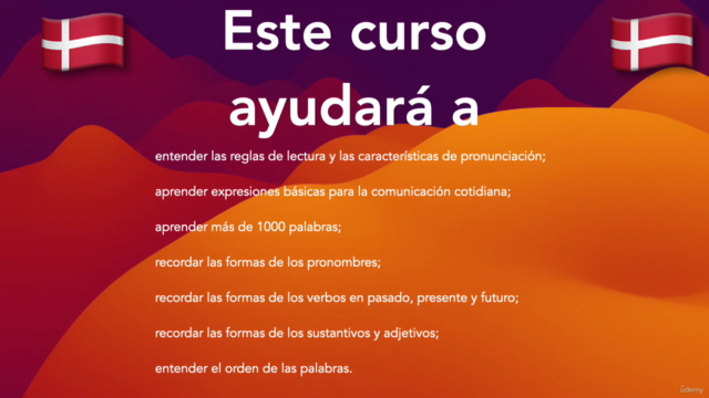 Idioma danés "desde cero" (español) – Screenshot 1
