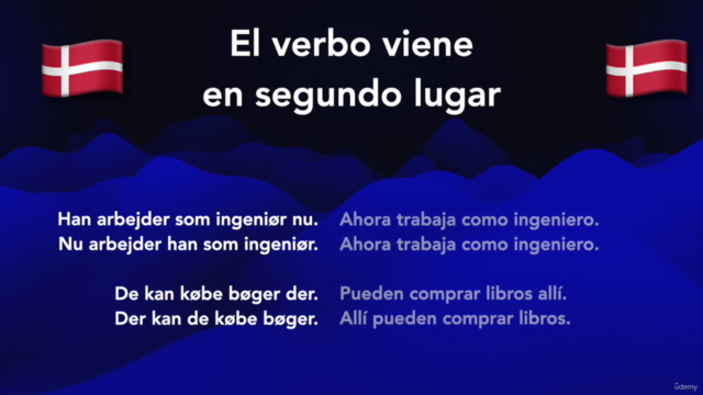 Idioma danés "desde cero" (español) – Screenshot 4