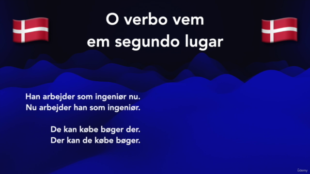 Língua dinamarquesa "do zero" (em portugués) – Screenshot 4