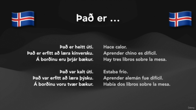 Idioma islandés "desde cero" (español) – Screenshot 3
