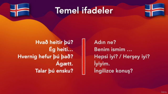 Yeni başlayanlar için İzlanda dili (Türkçe) – Screenshot 1