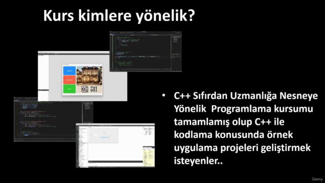 C++ ile Projeler | Qt C++ – Screenshot 1