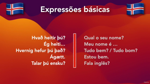 Língua islandesa "do zero" (em portugués) – Screenshot 1