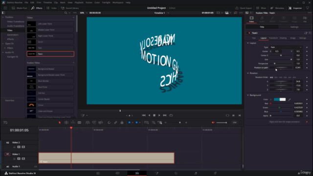 Complete Davinci Resolve 20 Bootcamp - Fusion - Particles – Screenshot 1