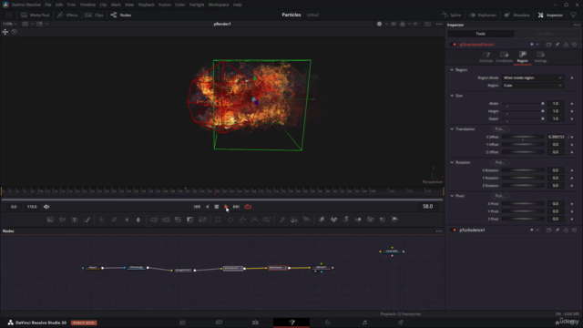 Complete Davinci Resolve 20 Bootcamp - Fusion - Particles – Screenshot 2