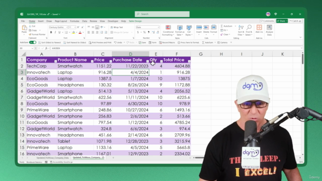 Unleash the Power of Excel Tables: Excel Efficiency Now! – Screenshot 4
