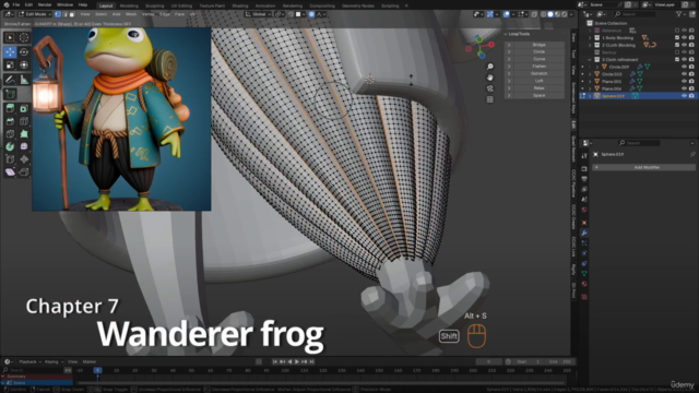 Blender 3D for Beginners Complete Modeling & Texturing guide – Screenshot 4