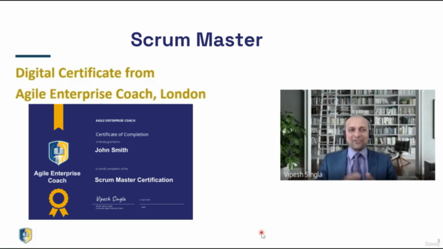 Scrum Master Certification – Screenshot 1