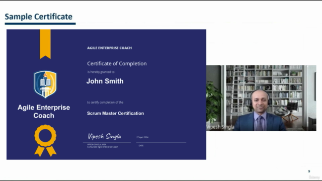 Scrum Master Certification – Screenshot 2