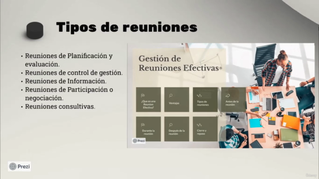 Gestión de Reuniones Efectivas – Screenshot 1