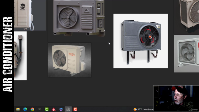 Blender/Substance Painter: 3D Air Conditioner – Screenshot 2