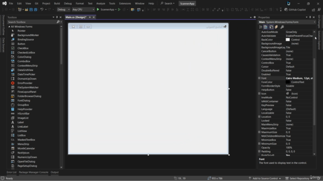 دورة تطوير برنامج الماسح الضوئي | C# – Screenshot 3
