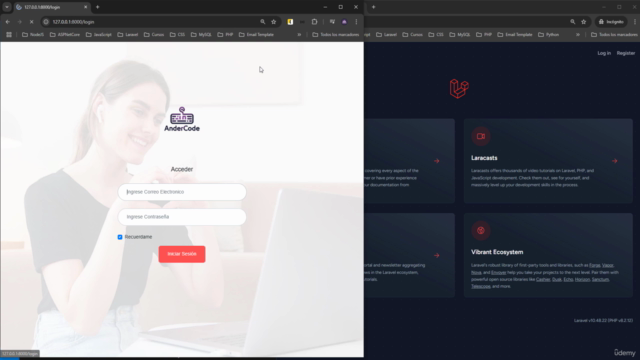 Crea tu Propio Chat en Tiempo Real con Laravel y Node.js – Screenshot 1