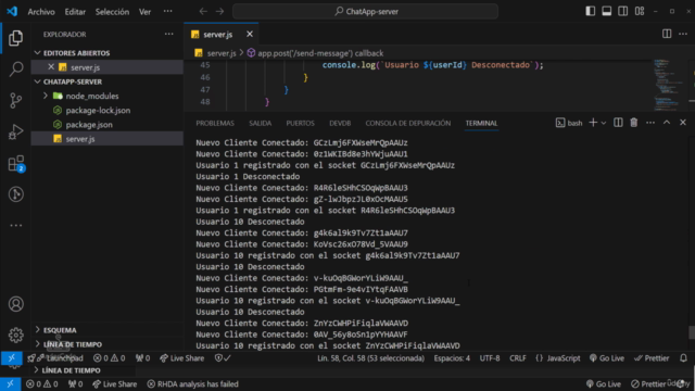Crea tu Propio Chat en Tiempo Real con Laravel y Node.js – Screenshot 4