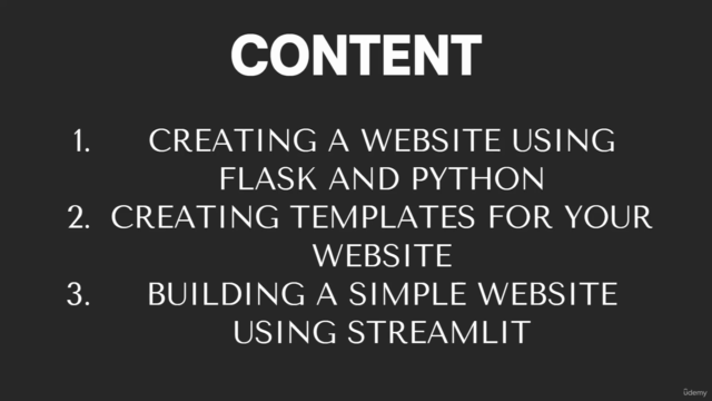 Python Web Developer Masterclass - Build 6 Website – Screenshot 1