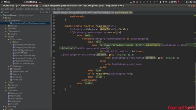 Laravel ile Multilanguage – Screenshot 4