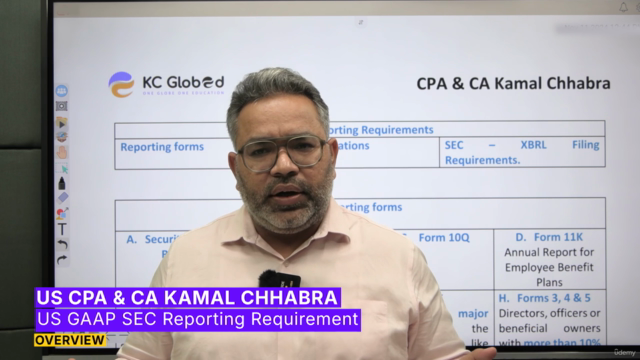Security Exchange Commission (SEC) Reporting Requirements – Screenshot 1