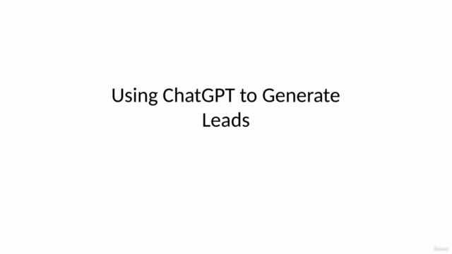 ChatGPT Guide: How to Use ChatGPT to Generate Leads – Screenshot 1