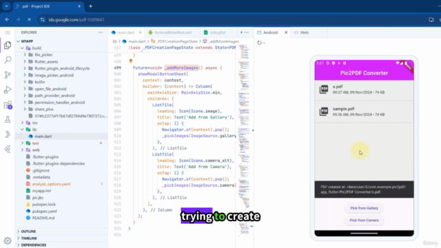 Complete Google Flutter App Developed In Just 2 Hours !! – Screenshot 4